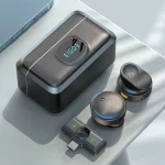 میکروفون یقه ای بی سیم مدل Wireless Microphone با درگاه تایپ سی - تصویر 4