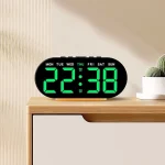 ساعت رومیزی دیجیتال چندکاره LED با نمایشگر دما و تقویم مدل GH-8035 - تصویر 3